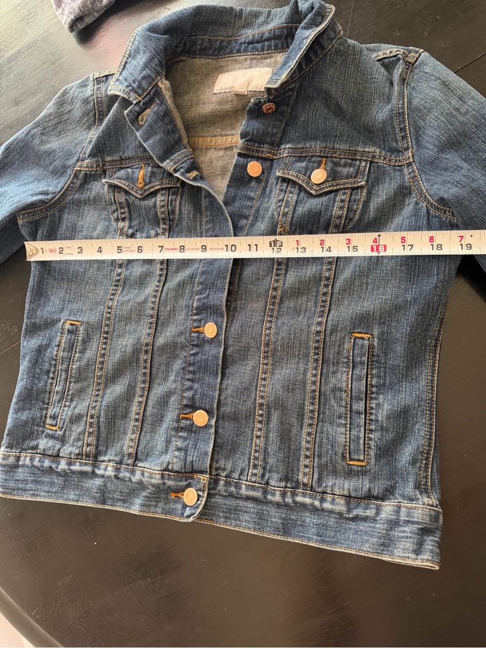 Old Navy Classic Dark Denim Jacket Lg k514 - Picture 6 of 8